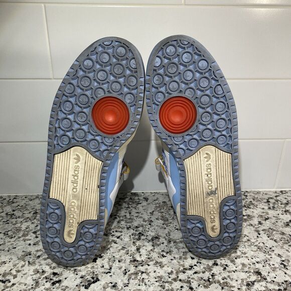 Adidas Forum 84 Low LG Size 10 ‘UNC’ Univ Blue/White Limited GZ1893 - Picture 7 of 8